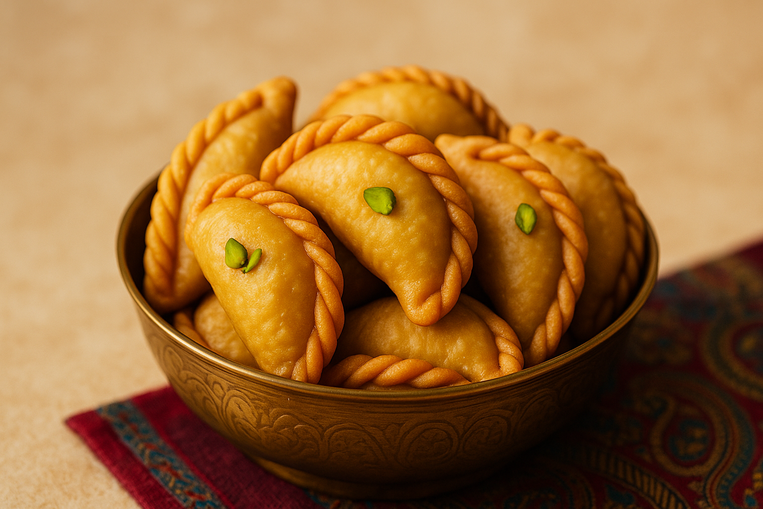 About Handmaking gujiyas Mithilanchal swad